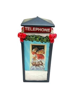Vintage Coca Cola Town Square Collection 1996 Phone Booth